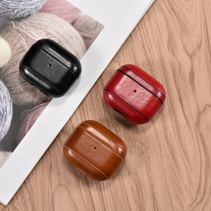 CairPods - Wholesale Earphone/Headphone Case - Unisex - Genuine Cowhide Leather Series AirPods 3 Case2
