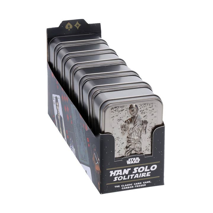 Star Wars Han Solo Solitaire Card Game CDU of 6 and other Purchase Wholesale hanuta. Free Returns & Net 60 Terms on Faire trending on Faire.