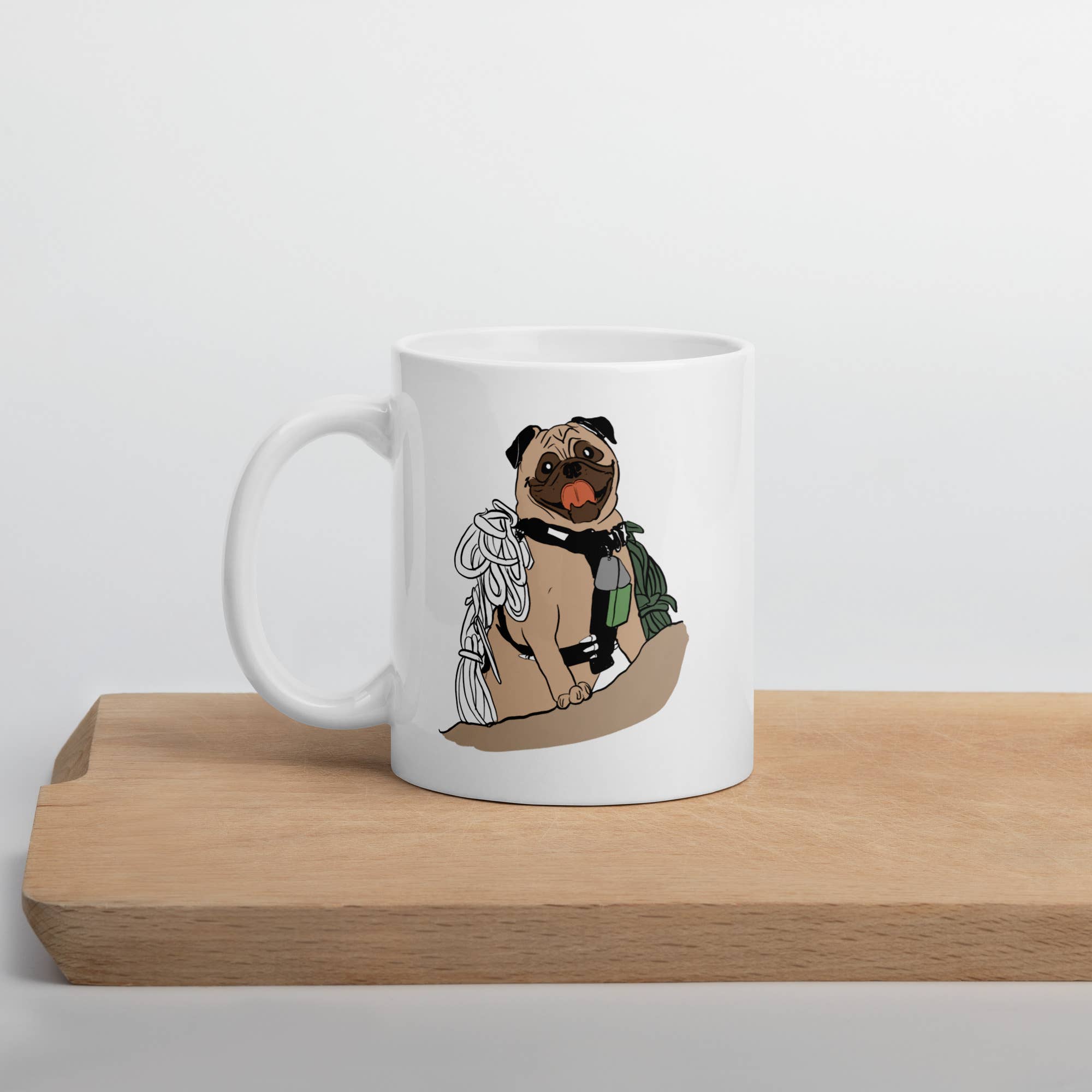 Club No-Kill 2027 Coffee Mugs - Wholesale Coffee Mug - Vinny the Pug Coffee Mugs                     1