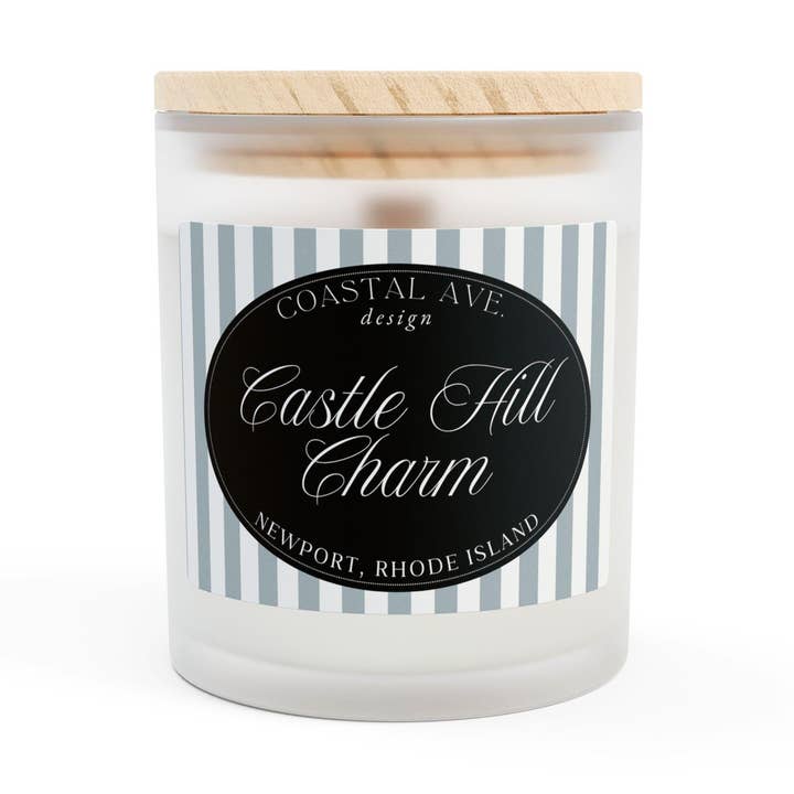 Charme de Castle Hill : Bougie Newport, RI pour la vente par Coastal Ave. Design