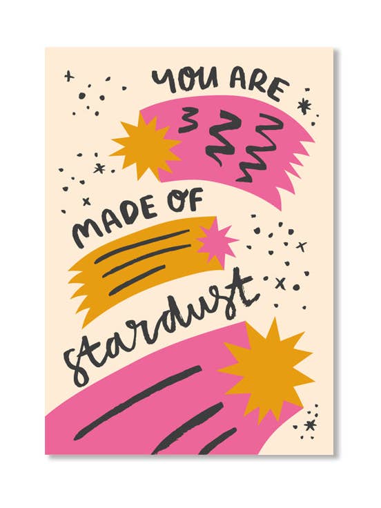 Impression artistique « You Are Made of Stardust », pour enfants, pour enfants pour la vente par Happy Go Lucky