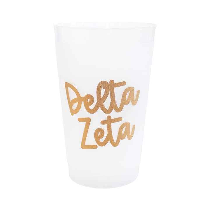 Duo Threads - Wholesale Disposable Cup - Delta Zeta Stay Golden Sorority Stadium Cup1