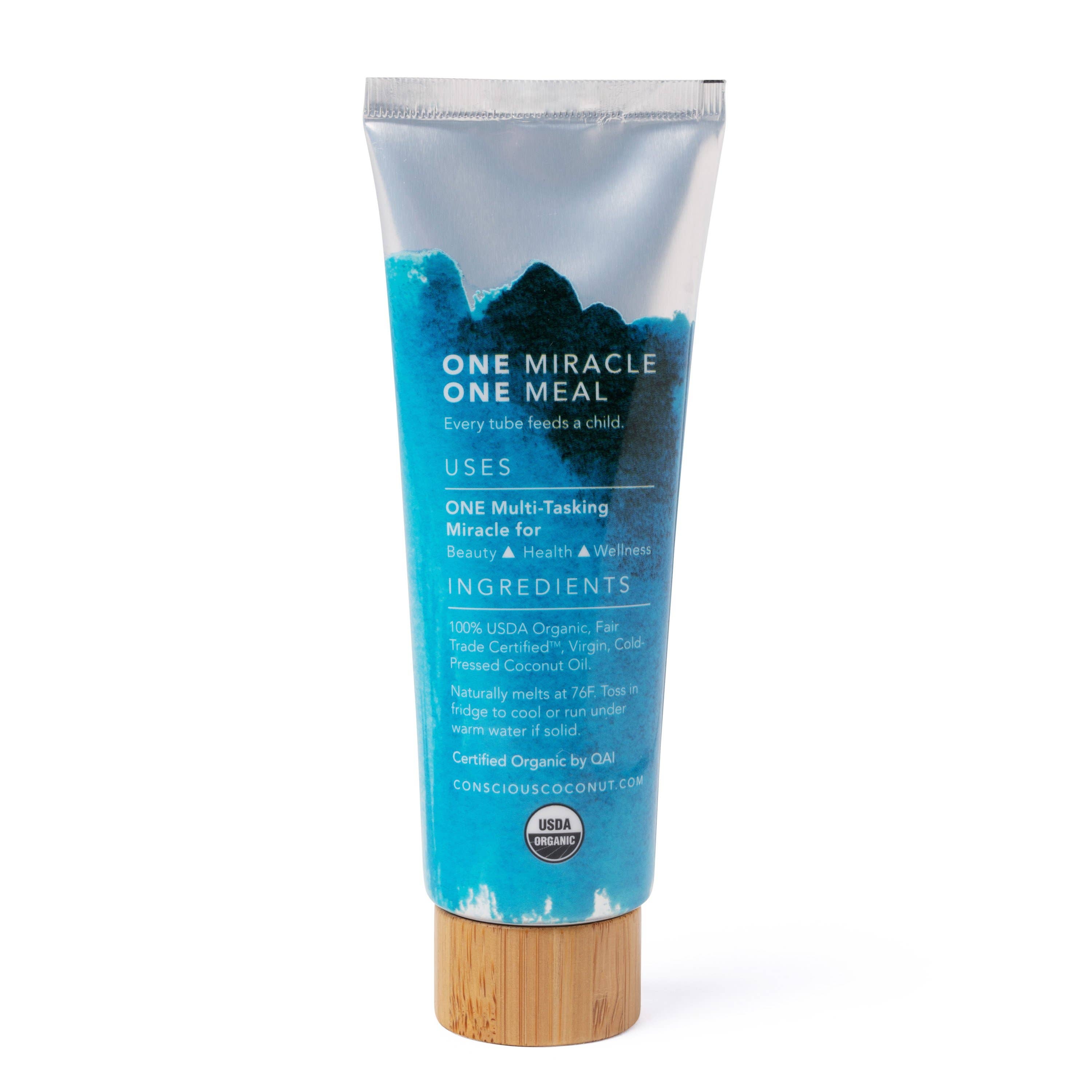 Conscious Coconut - Wholesale Bath/Body Oil - Coconut Oil 3.4 oz Travel-Ready Tube1