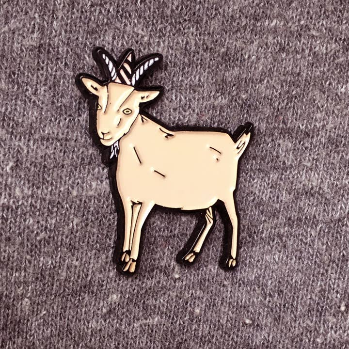 Aviate Press - Wholesale Lapel Pin/Button - Goat Enamel Pin2