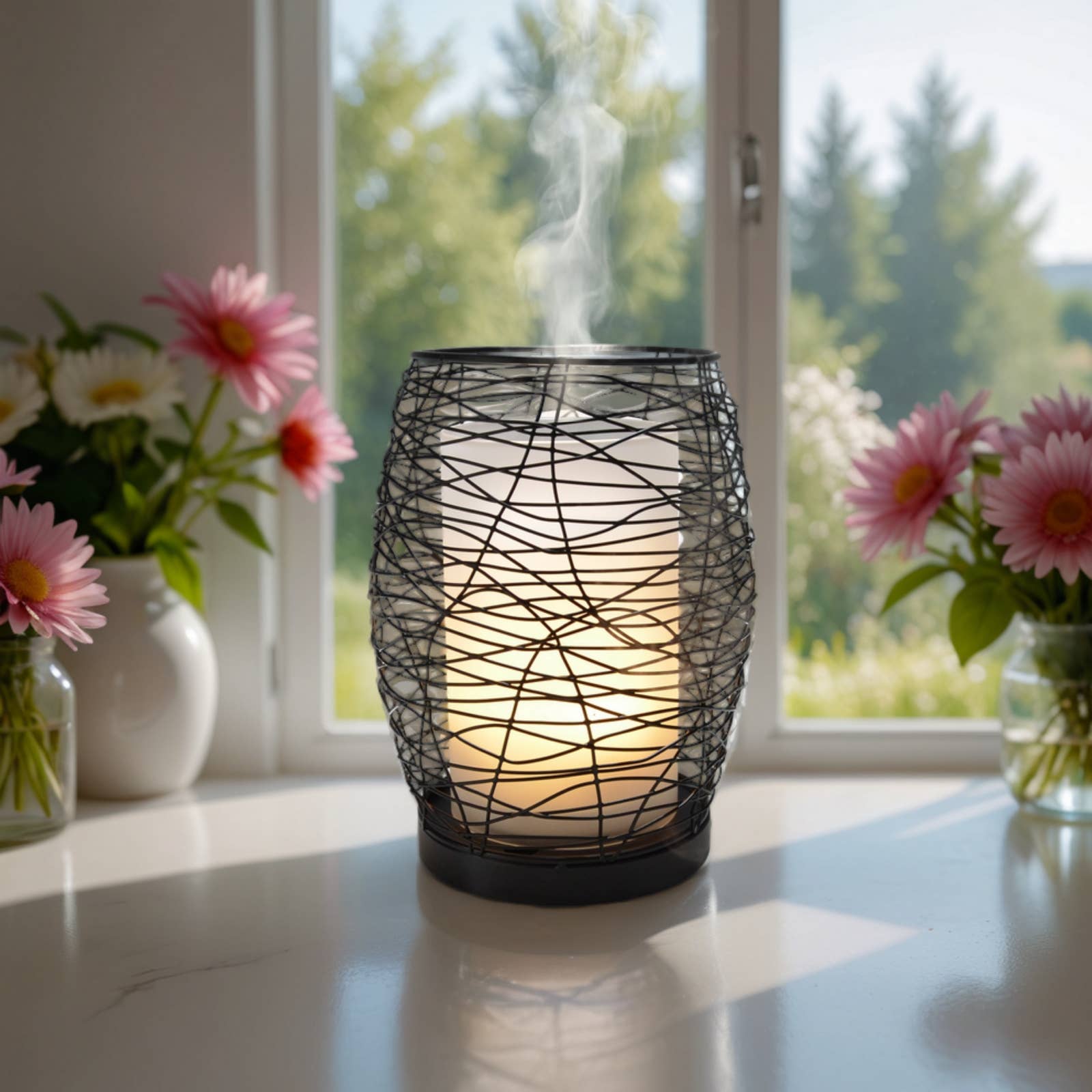 Zen'Arôme - Wholesale Electronic Diffuser - Volupsia Glass and Metal Aroma Diffuser + Remote Control10