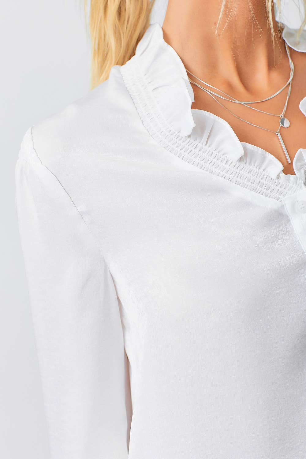 Mystree - Wholesale Blouse - Women's - 60449 Ruffled Collar Blouse13