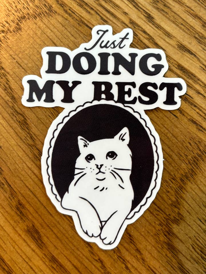 Pegatina de Gato Transparente para venta al por mayor de Kira Cyan