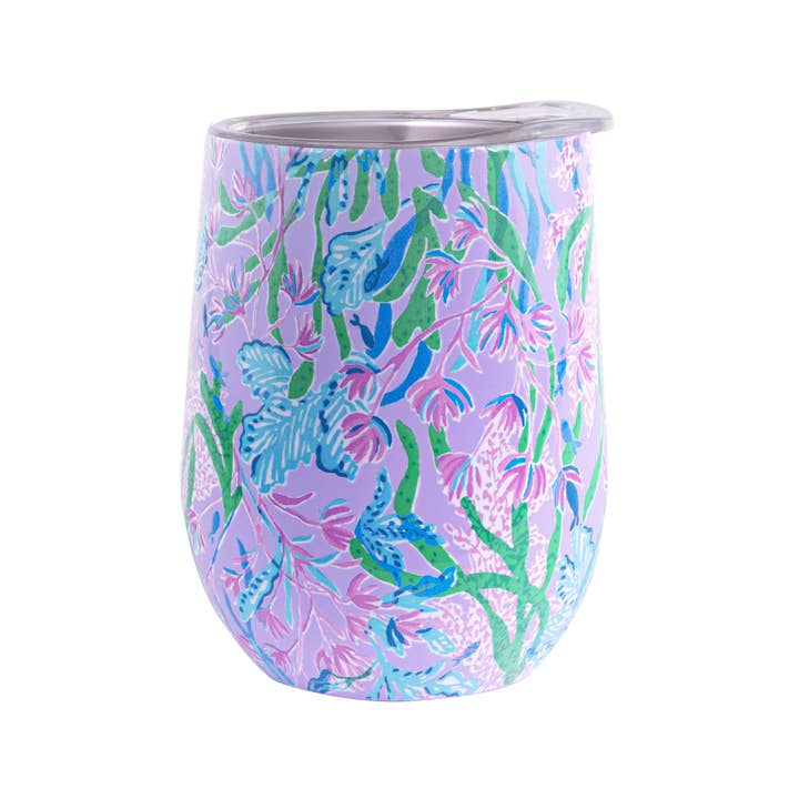 Lilly Pulitzer by Lifeguard Press - Wholesale Insulated Mug/Tumbler - Insulated Stemless Tumbler, Seacret Escape