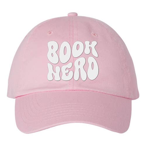 Lucky Luna Apparel - Wholesale Baseball Cap - Women's - Book Nerd Embroidered Dad Hat1