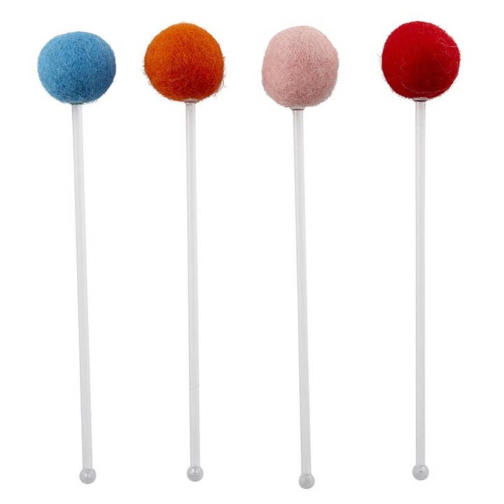 Santa Barbara Design Studio by Creative Brands - Wholesale Drink Stirrer - Stir Sticks - Pom Pom1