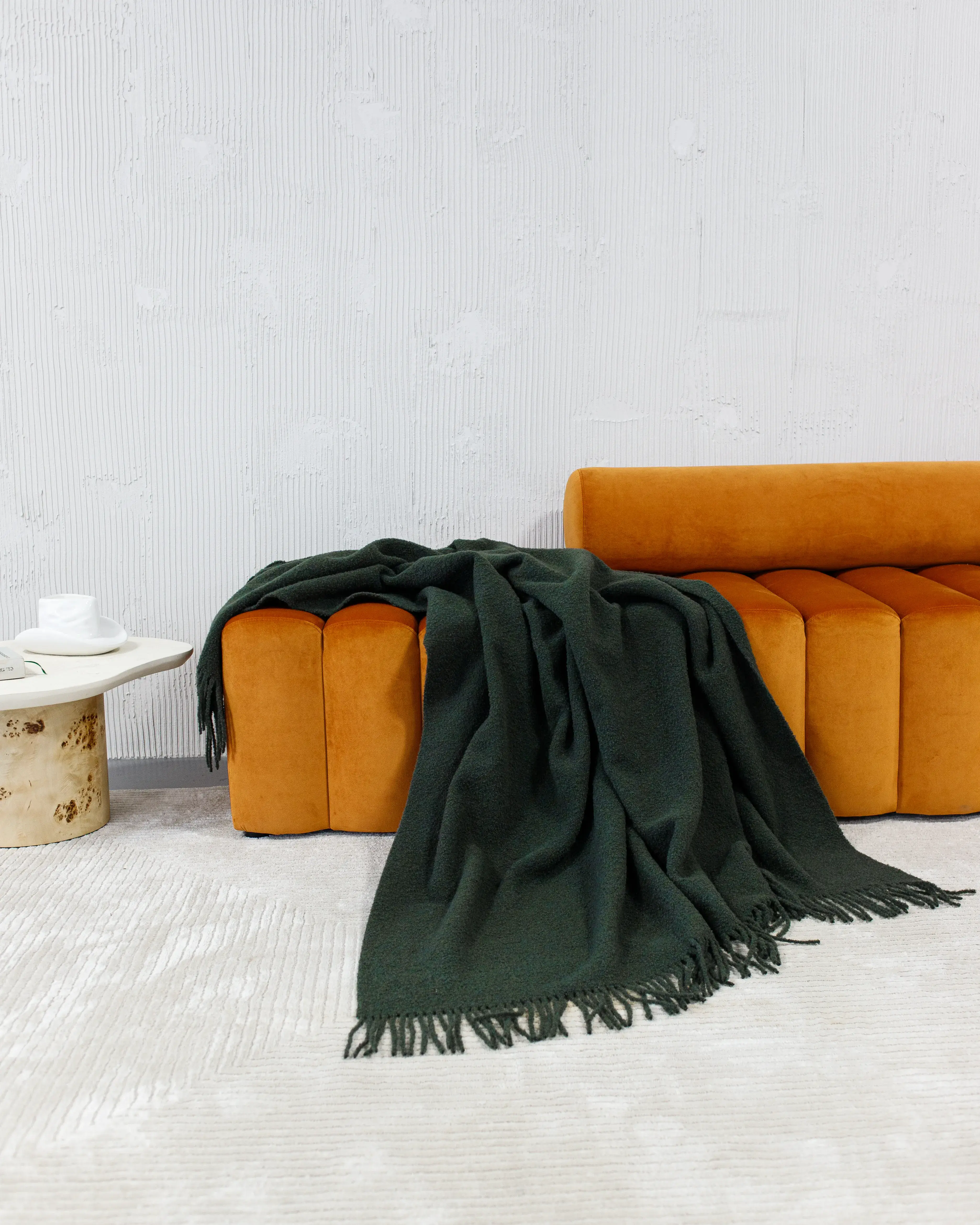 Linen Way Inc. - Wholesale Throw Blanket - Baldwin Wool Boucle Throw23