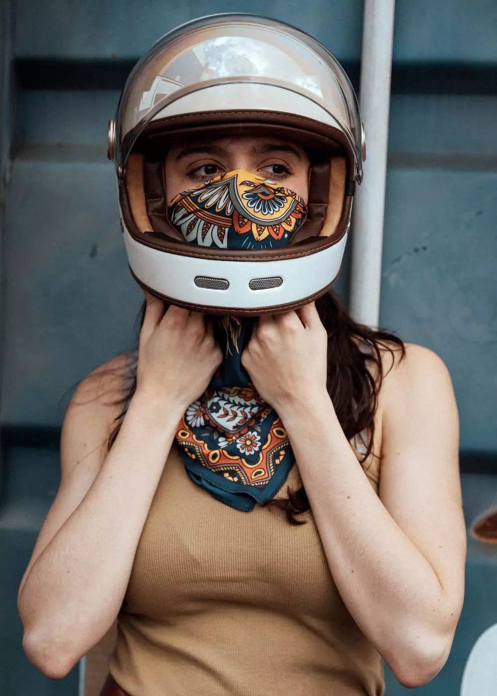 WILDUST - Vendita all'ingrosso Sciarpa - Donna - Sciarpa Moto Nomad - Stile Bohemien e Spirito Avventuroso0