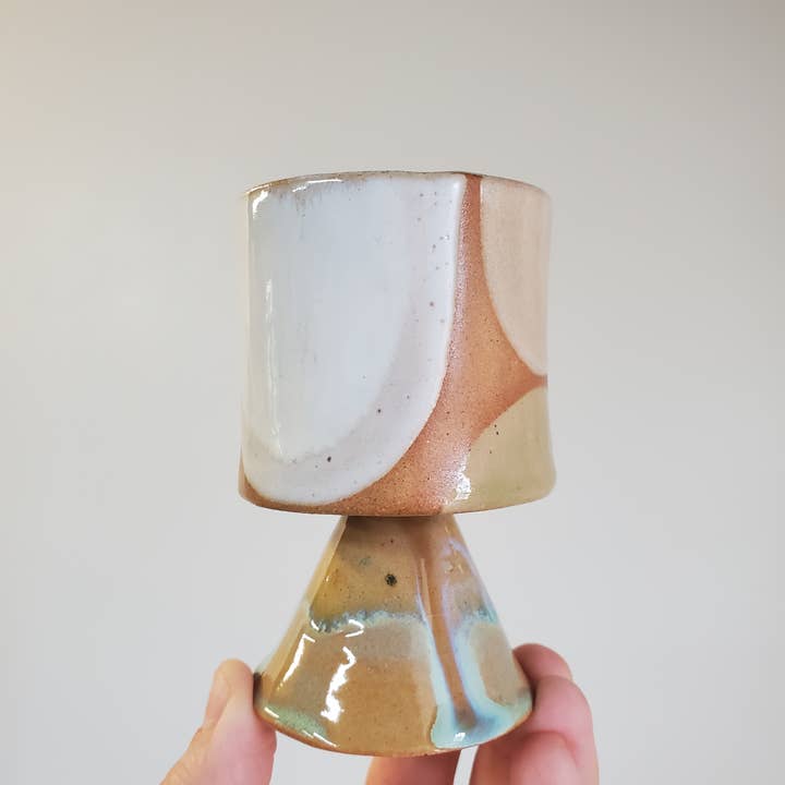 CURIOUS CLAY - Wholesale Cocktail/Liquor Glass - Cone Liquor Sipper6