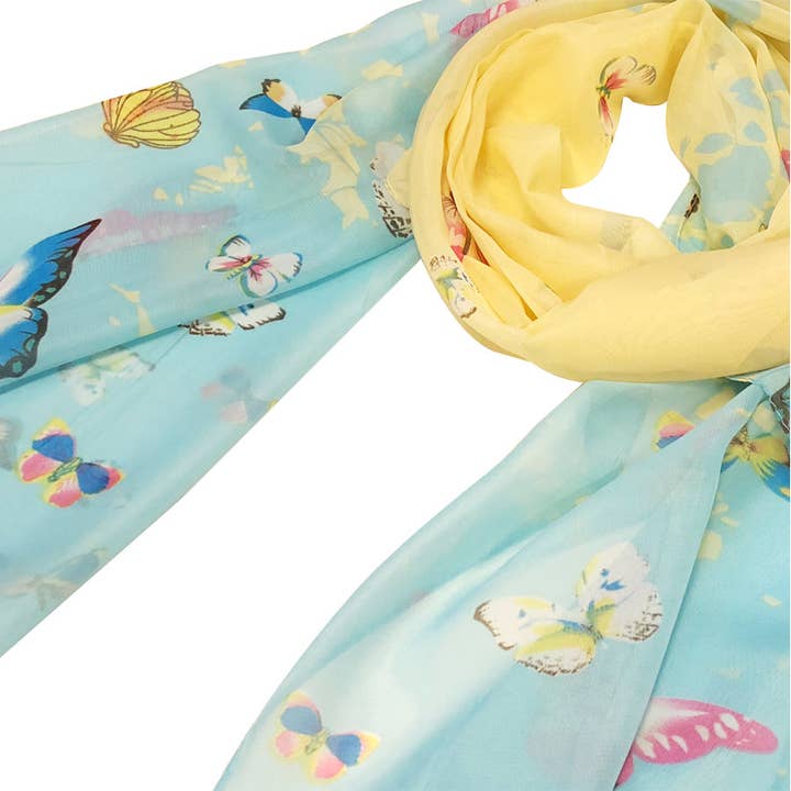 Wrapables.com - Wholesale Scarf - Women's - Wrapables Lightweight Floral Spring Chiffon Scarf9