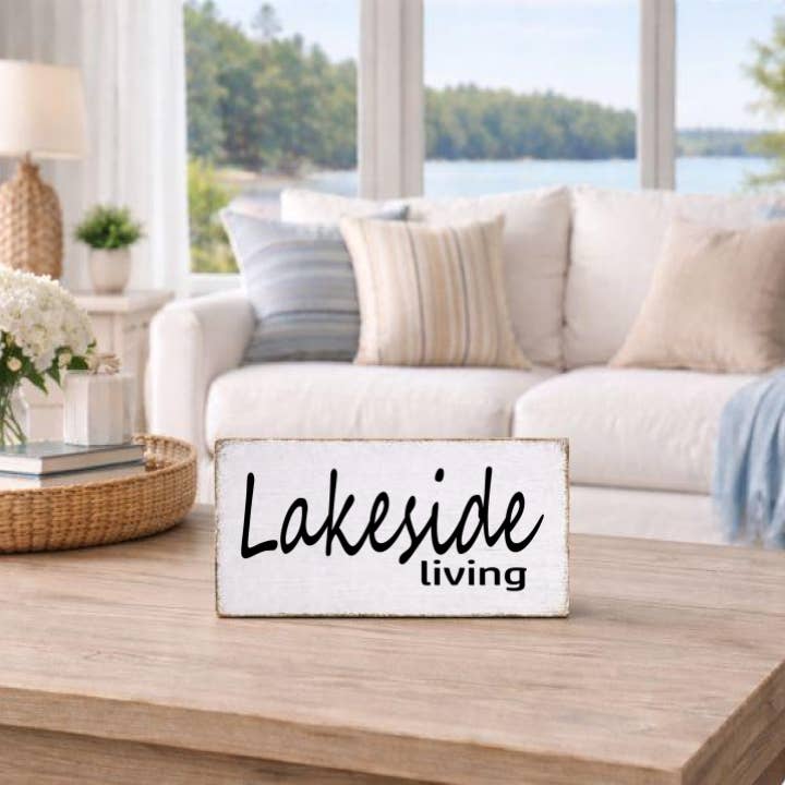 LAKESIDE LIVING for wholesale by Dudley's Cottage & Gifts