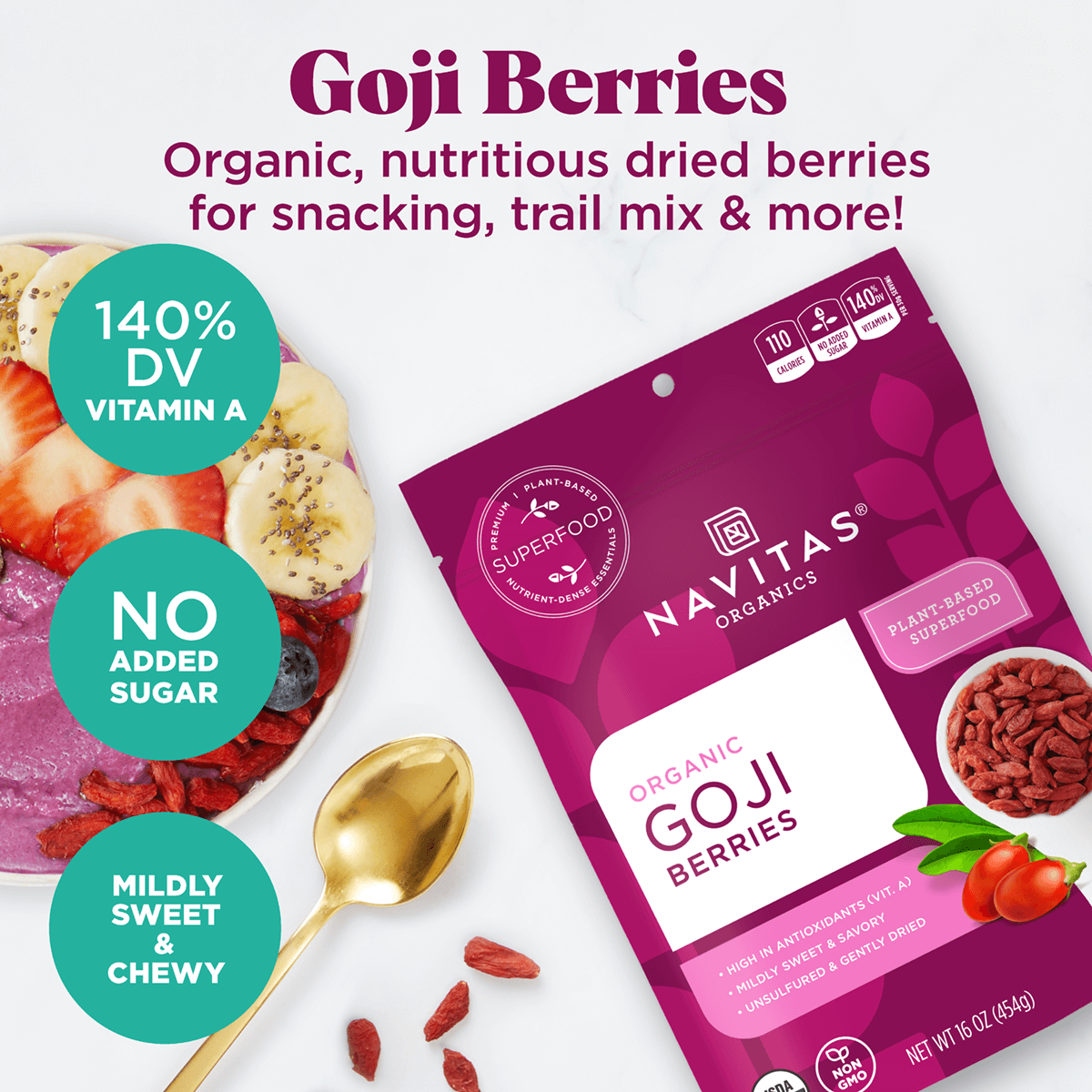 Navitas Organics - Venta al por mayor Fruta deshidratada - Bayas de Goji7