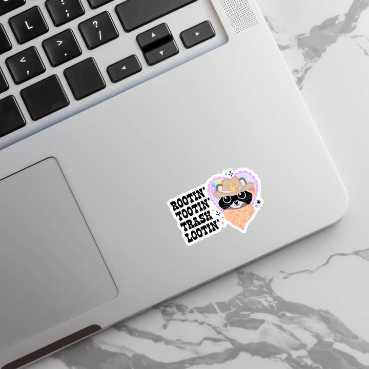 Ashlish Designs - Wholesale Sticker - Rootin' Tootin' Trash Lootin' stickers2