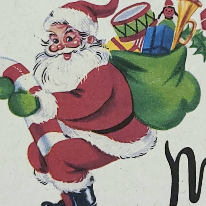 Superior Dry Goods - Wholesale Christmas Card - "Retro Christmas" Recycled Greeting Card Set of 12, Vintage9