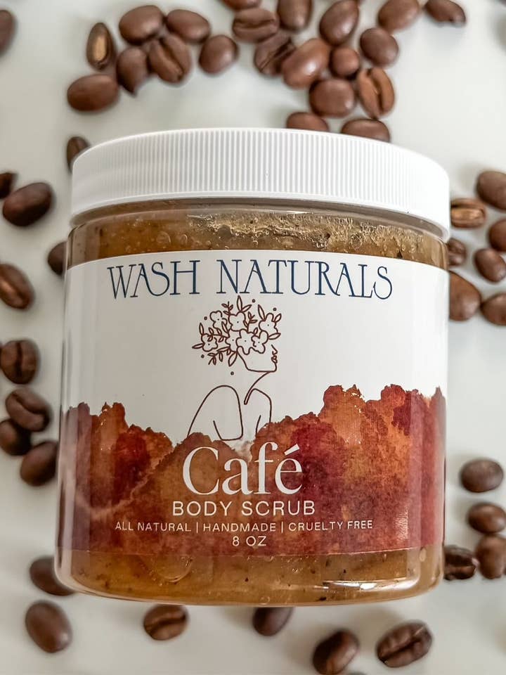 Coffee Hand & Body Scrub - Clean Ingredients for wholesale by Wash Naturals