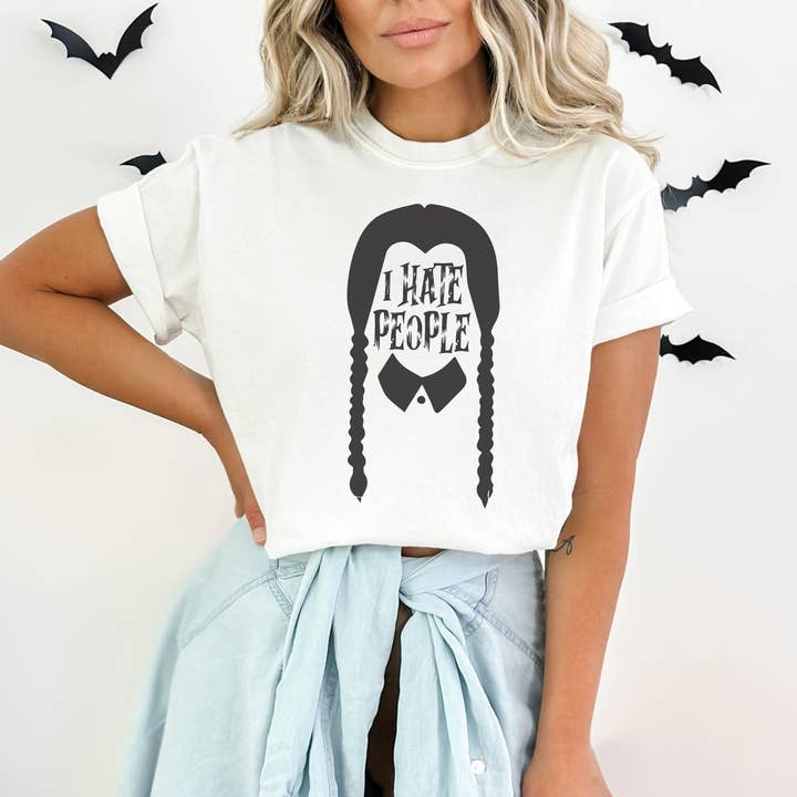 Stiles Tee Co. – wholesale T-shirt (graphic) – unisex – Vintage Halloween Tee – Spooky Goth Graphic Shirt0