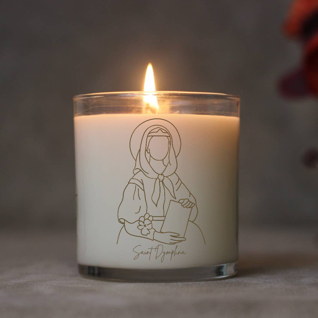 Pax Rosa - Wholesale Jar/Filled Candle - Saint Dymphna Candle