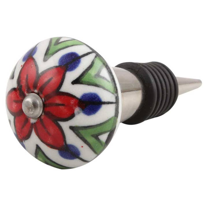 1 Piece Airtight Bottle Stopper (White) for wholesale by Daana Paani LLC