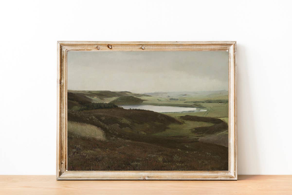 Pink Lemon Decor - Wholesale Art Print - Vintage Landscape Print3