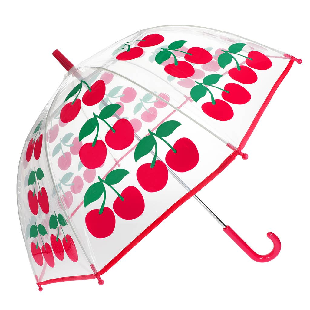 Rex B2B - UK – wholesale Umbrella – Unisex – Transparent umbrella - Cherry0