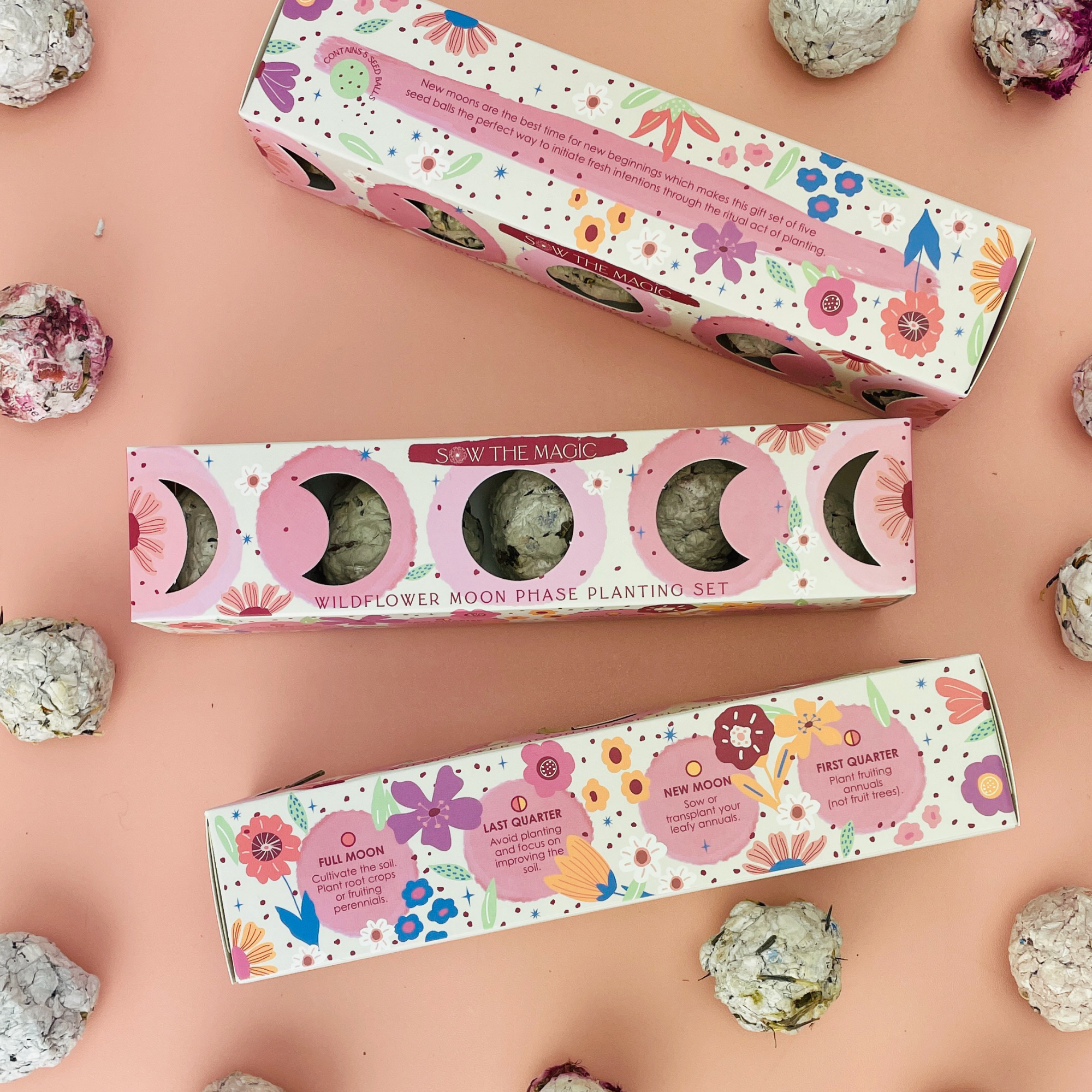 Sow the Magic - Wholesale Plant Seeds - Moon Phase Wild Flower Seed Planting Set3