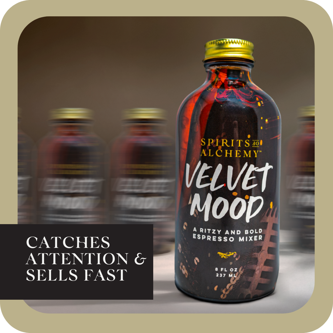 Spirits of Alchemy - Wholesale Cocktail Mix/Syrup - Velvet Mood Cocktail Mixer | Espresso Martini | Mocktail Mix3