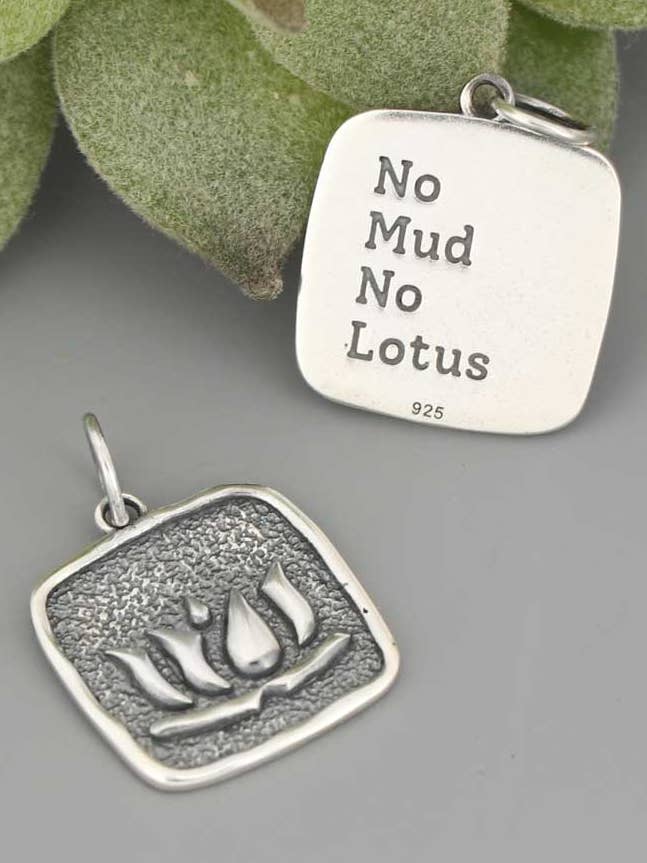 Lotusvedhæng i sterlingsølv for engroshandel hos Culture Spot