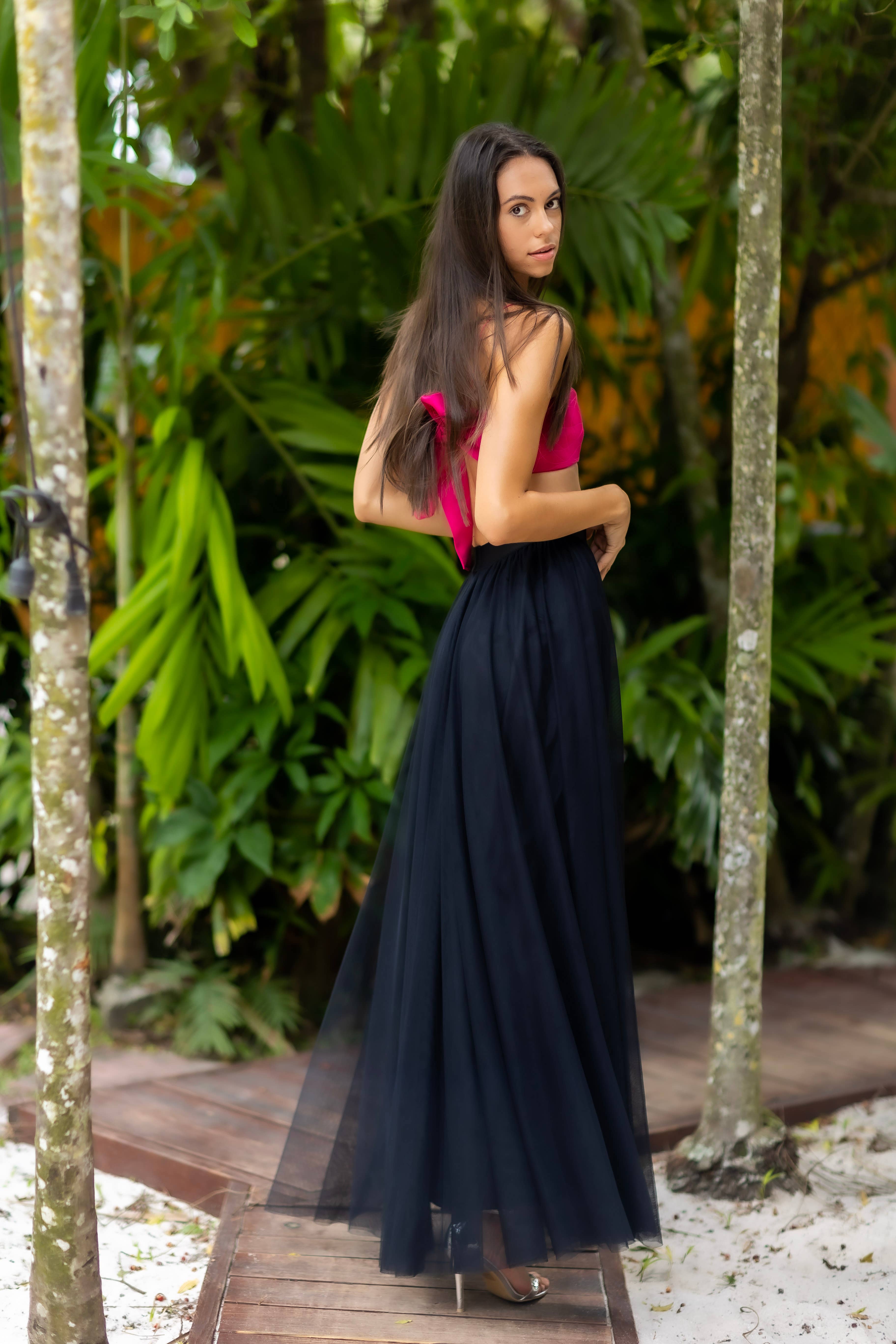 Sylvie Muller - Wholesale Skirt - Women's - Gala Black Tutu tulle skirt6