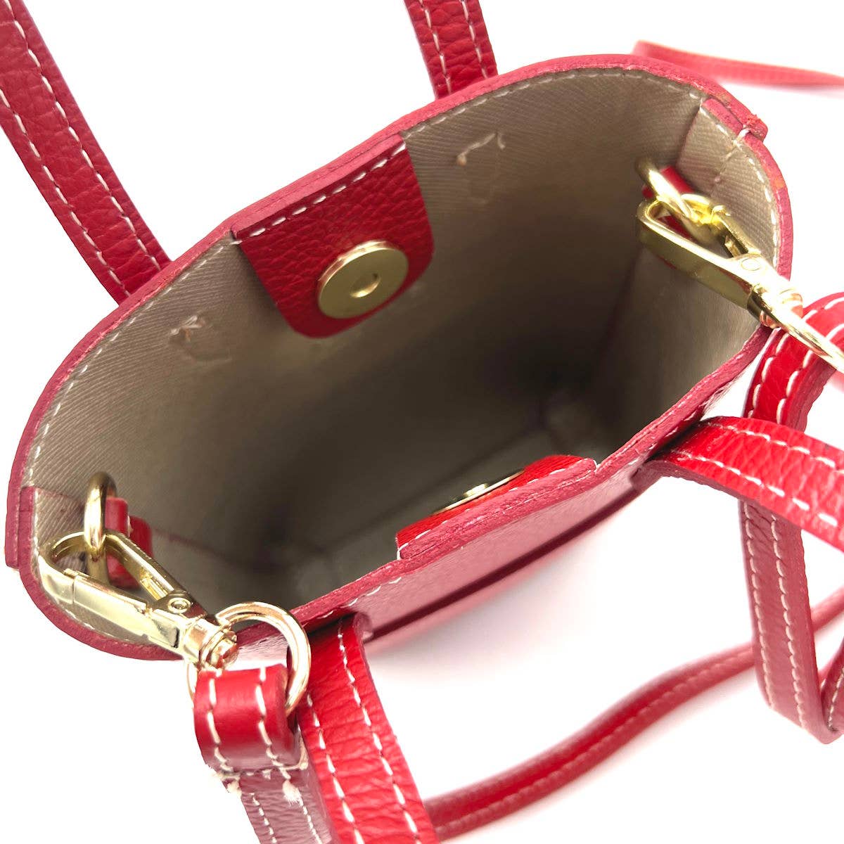 Suie Valentini srl – Engroshandel Crossbodytaske - Dame – Ægte læder telefon taske, Fremstillet i Italien, art. 1125616