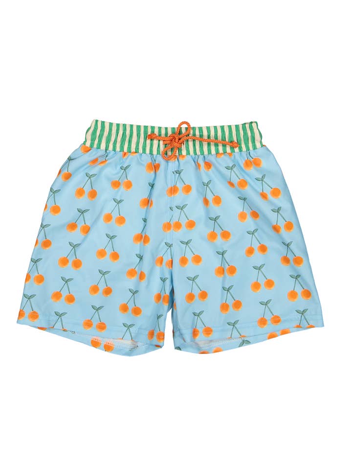 Cherry pop classic swim shorts for wholesale by Paperboat
