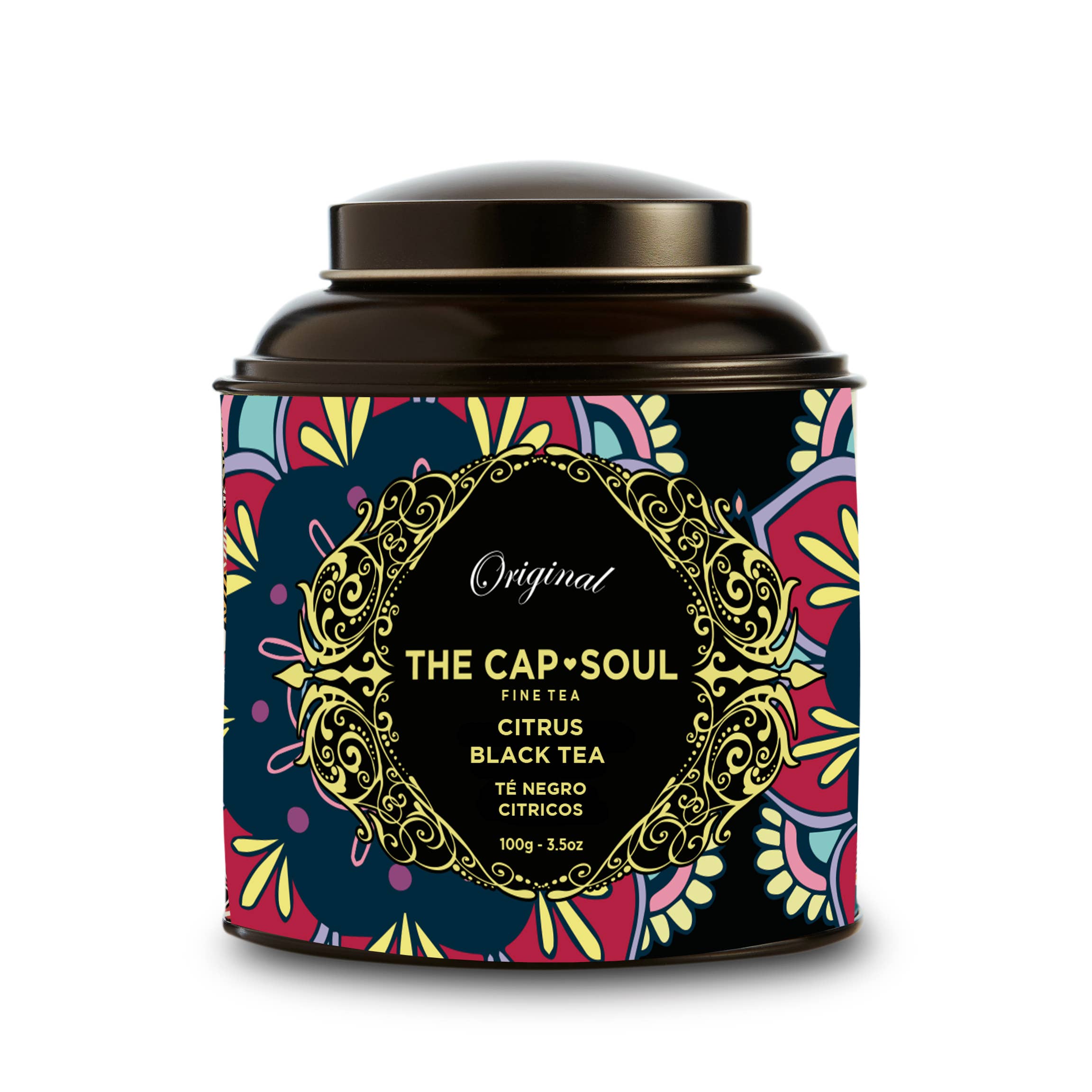 The Capsoul - Venta al por mayor Tés a granel - Té Negro Citrus - Té Negro a granel lata 100gr - The Capsoul