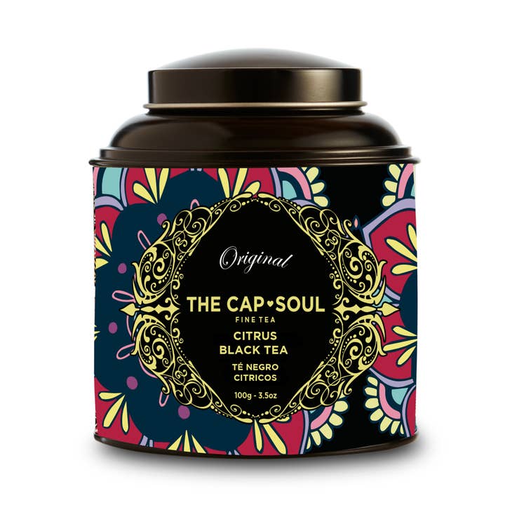 The Capsoul - Venta al por mayor Tés a granel - Té Negro Citrus - Té Negro a granel lata 100gr - The Capsoul0