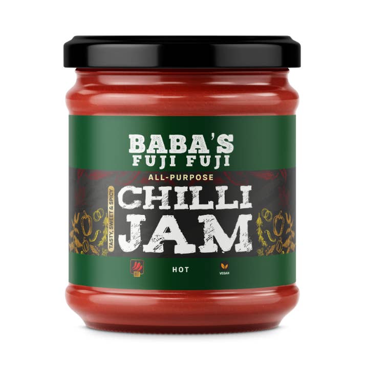 Baba's FujiFuji Chilli Jam - Hot for wholesale by Baba’s FujiFuji All-purpose sauces