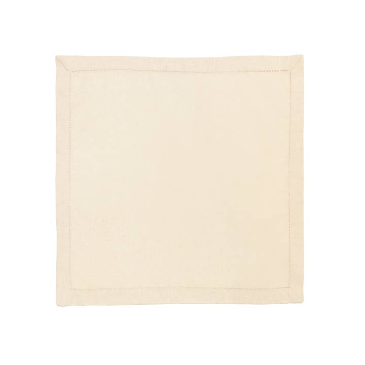 Top Tables Retail - Wholesale Dinner & Cloth Napkin - Tara Hemstitch Napkins - Natural • Set of 66