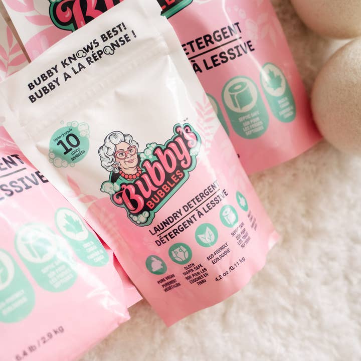 Bubby's Bubbles - Wholesale Laundry Detergent Powder/Pods - Bubby's Bubbles Laundry Detergent Bag (10,60,120&240 Loads)3