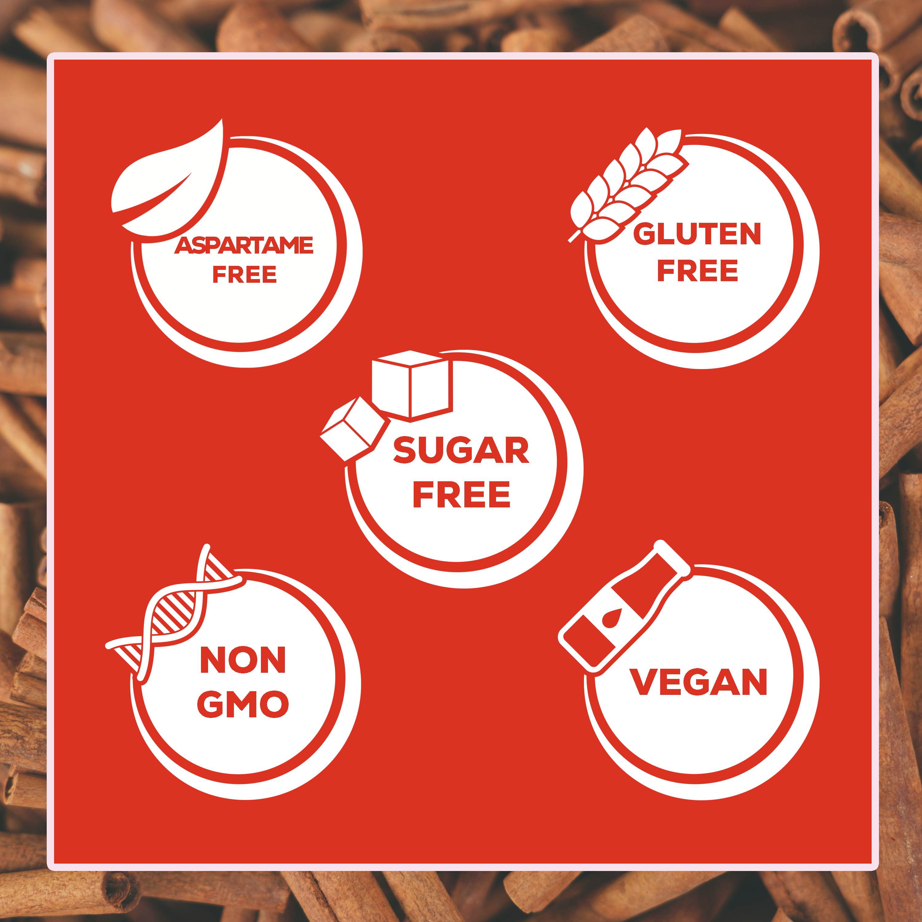 Focus Nutrition - Wholesale Chewing Gum - XyloBurst Cinnamon Gum Blister Pack (Tray of 12 Cards)2