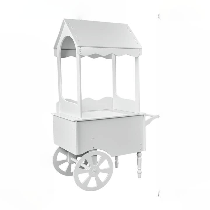 ZETY Vintage Candy Cart with Wheels for Parties, Weddings & Birthdays – 67"H x 26"L x 22"W for wholesale by TYZE