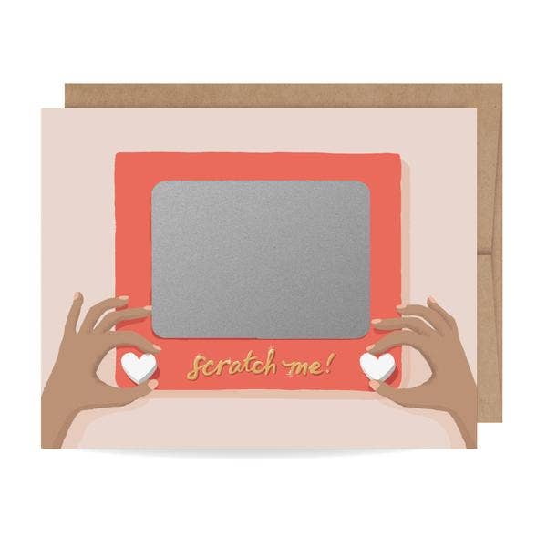 Inklings Paperie - Wholesale Birthday Card - Scratch-off Card - Scratch-A-Sketch - Birthday/Everyday5