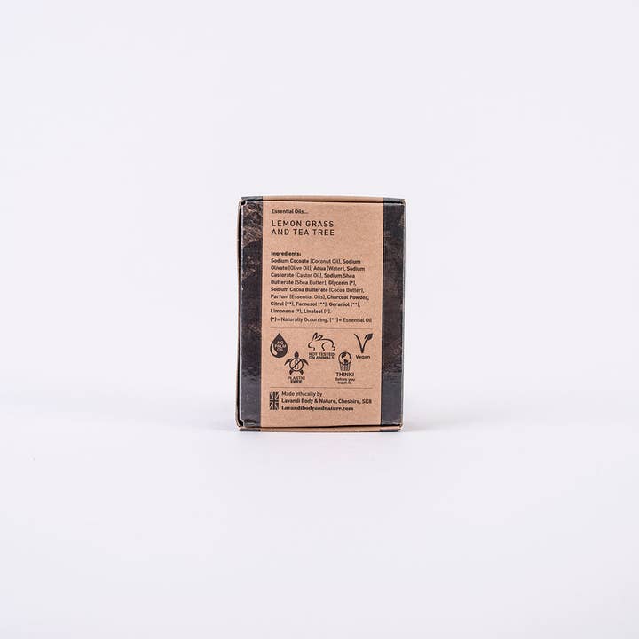 Lavandi Body & Nature - Wholesale Bar Soap - Activated Charcoal Body Cleansing and Nourishing Bar2