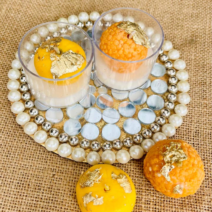 Kourage & co - Wholesale Novelty Candle - Ladoo & Peda Diya Candle12