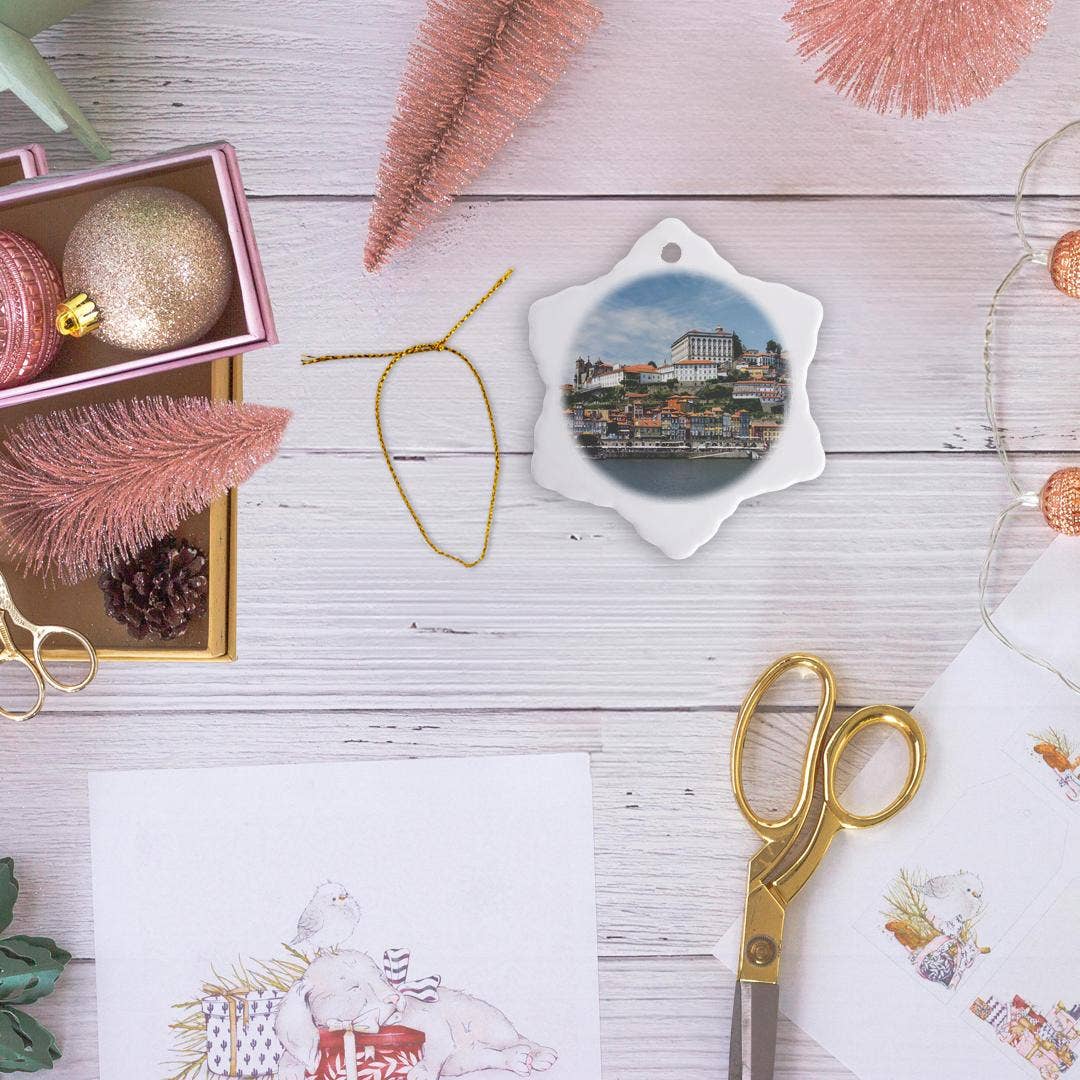 3dRose – Engroshandel Pynt – 3dRose, Porto-floden i Portugal, Ornament5