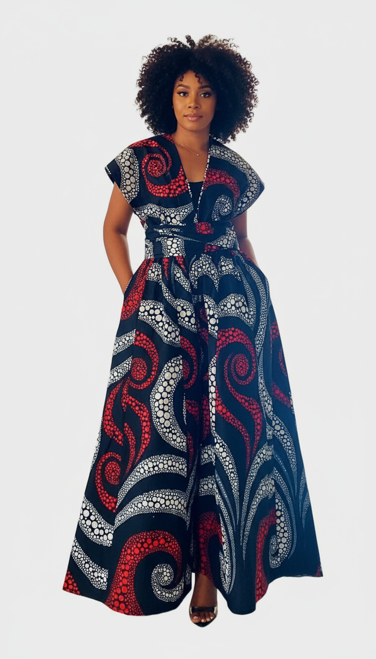 India Batik - Wholesale Jumpsuit - Dames - 901 - Infinity Palazzo/Romper/Jumpsuit 1