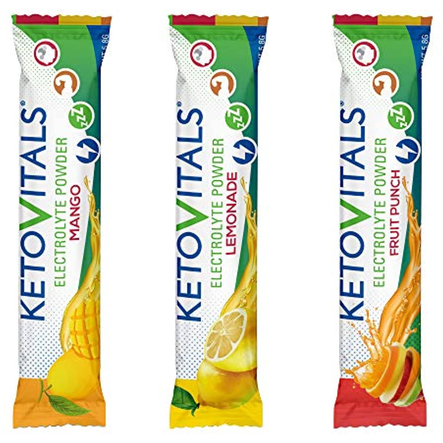 Keto Vitals – Großhandel Pulverförmige Gesundheitsgetränke – KetoVitals Elektrolyt-Pulver - Original, gemischte Geschmacksrichtungen, 30 Stück6