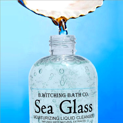 B. Witching Bath Co. - Wholesale Body Wash/Shower Gel - Sea Glass Moisturizing Liquid Cleansers 8oz.3