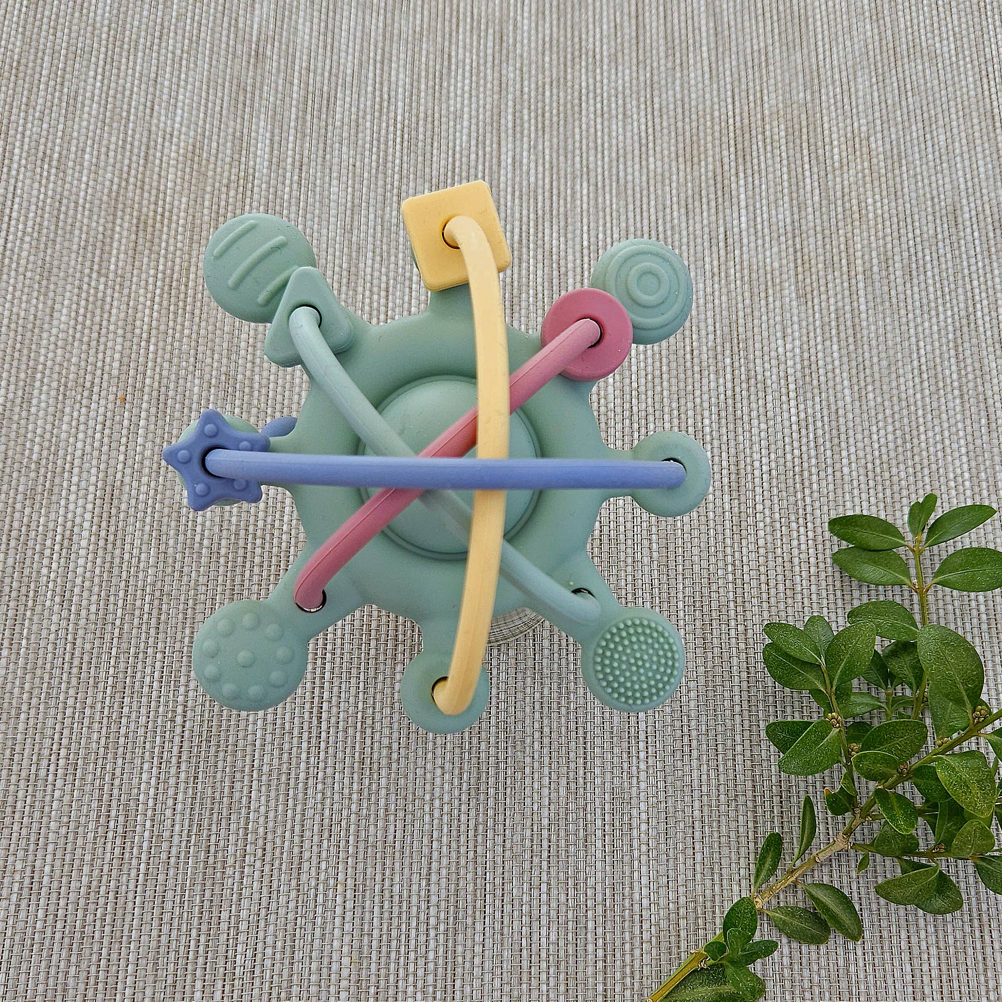 Summerville organic - Wholesale Teether (Not Clip-On) - Baby - Orbit Baby Silicone Activity Toy Cameo Green2