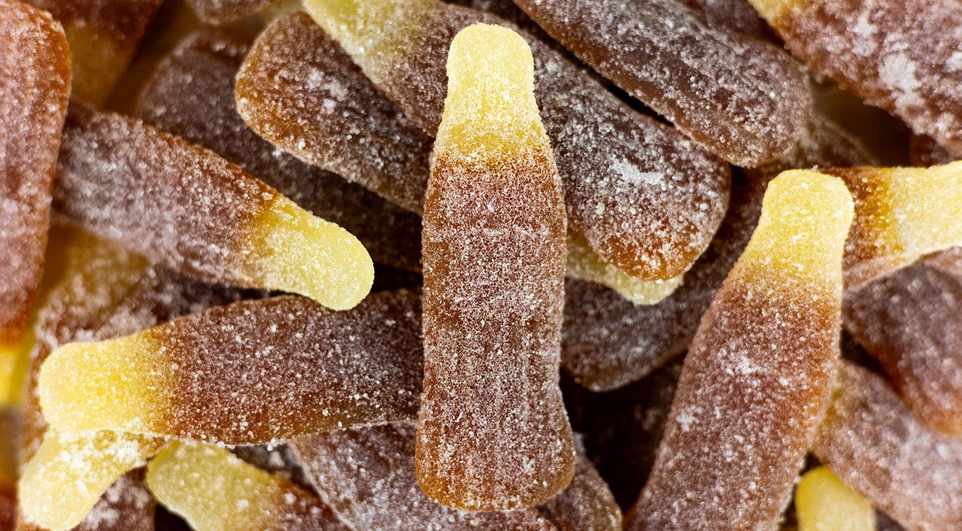 Sweetish- Swedish Candy Wholesale – wholesale Gummy – Jellioo Swedish Large Sour Cola Bottles 2.20lbs0